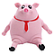Антистрес іграшка Еластична свиня 22 см, Pink Pig BIG / Свинка сквіш / Свинка бос / Дитяча іграшка, фото 10