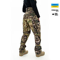 Жіночі польові штани Softshell з інтегрованим захистом. Multicam - XL - Multicam