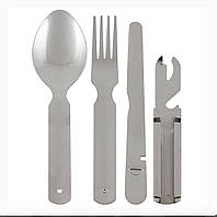 Столовий набір MFH Bundeswehr Cutlery Set Сріблястий.