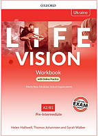 Рабочая тетрадь Life Vision Pre-Intermediate Workbook with Online Practice (Edition for Ukraine)