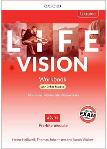 Life Vision Pre-Intermediate for Ukraine - Workbook with Online Practice (Робочий зошит)