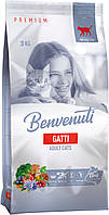 Корм для кошек Benvenuti GATTI с говядиной 3 кг