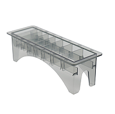 Пластикова підставка для восьми насадок Hots Professional Holder Smoke Black (HP08660-HT)