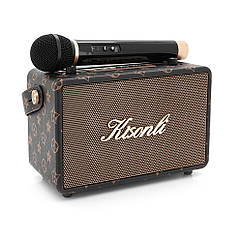 DR Колонка Kisonli G100 Bluetooth 5.0, 2х10W, 1800mAh, USB/TF/BT/AUX, DC: 5V/1A, Black, BOX, Q12