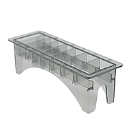 Пластикова підставка для восьми насадок Hots Professional Holder Smoke Black (HP08660-HT)