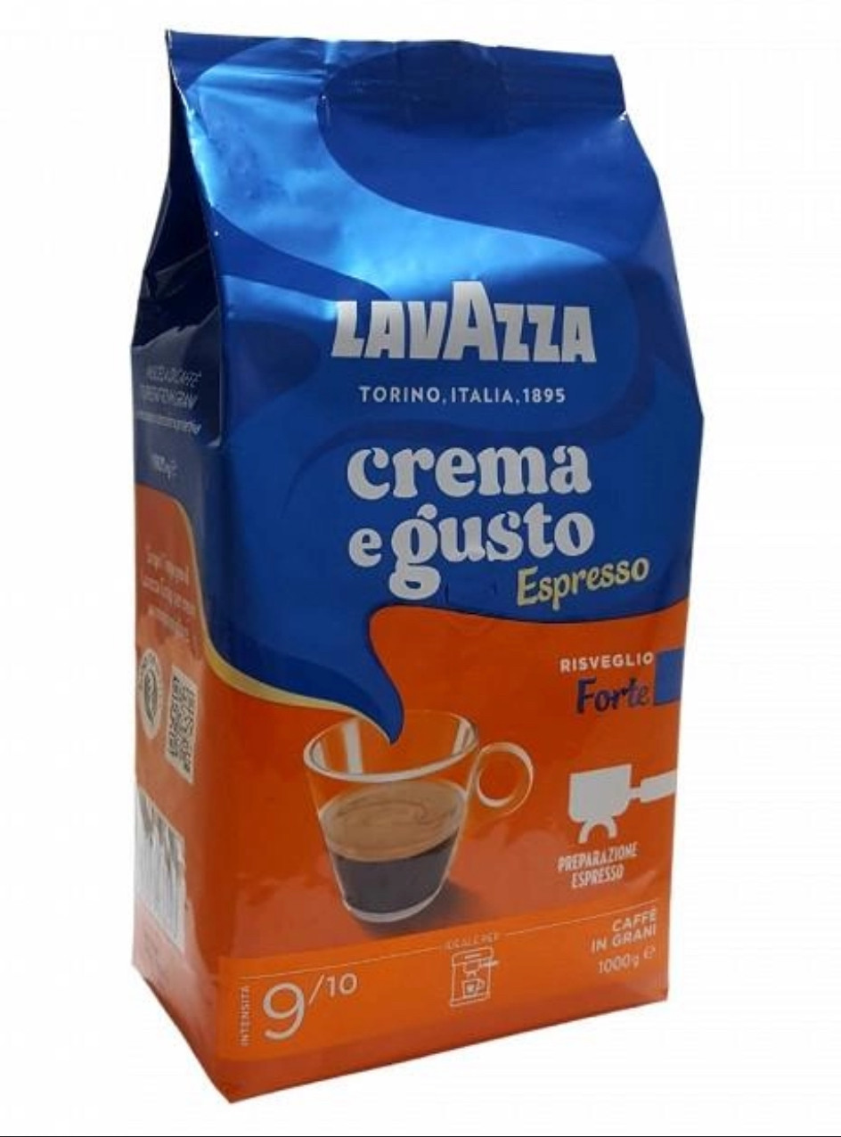 Кава в зернах Lavazza Crema e Gusto forte 1кг