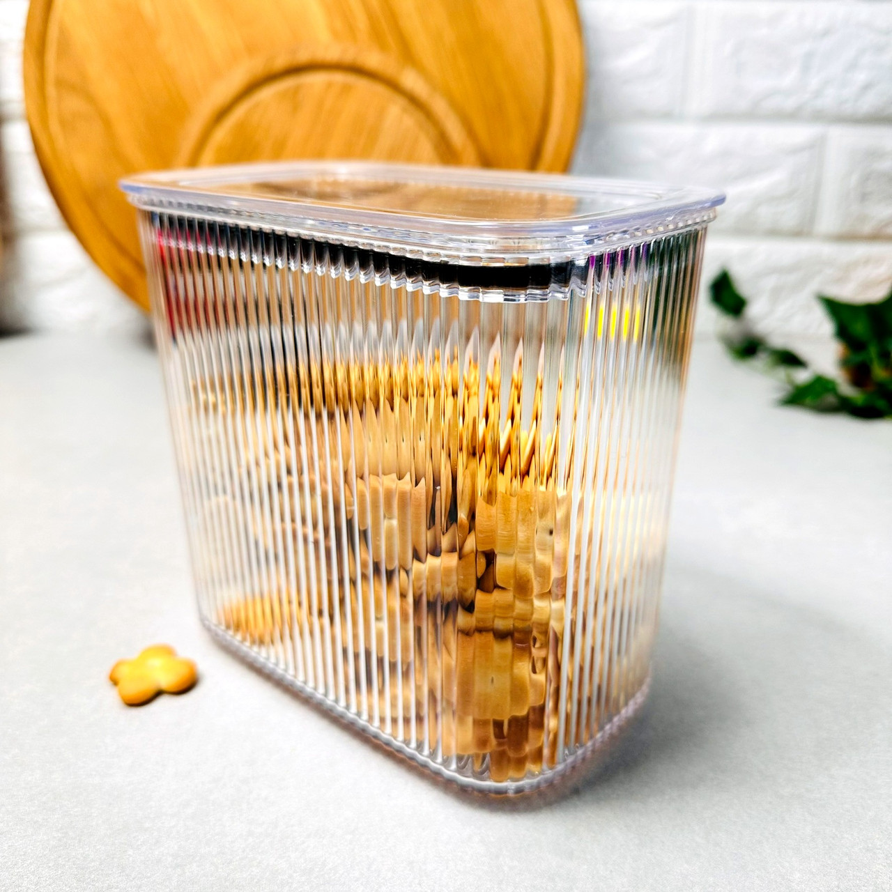 Пластикова ємність для зберігання продуктів 1,5л 32002 Dunya