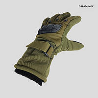 Перчатки зимние Tactical с защитой (Олива)