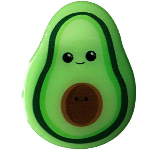 Універсальний тримач для телефону PopSocket (попсокет) Fruits авокадо Smile 3