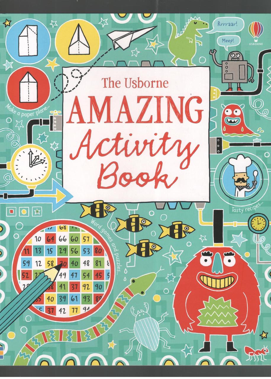 Книга с наліпками Amazing Activity Book