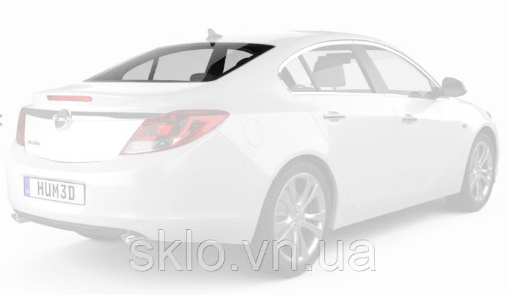 Заднє скло Opel Insignia A (2008-2017) Опель Інсігнія Заднє з електрообігрівом Антеною для радіо та TВ
