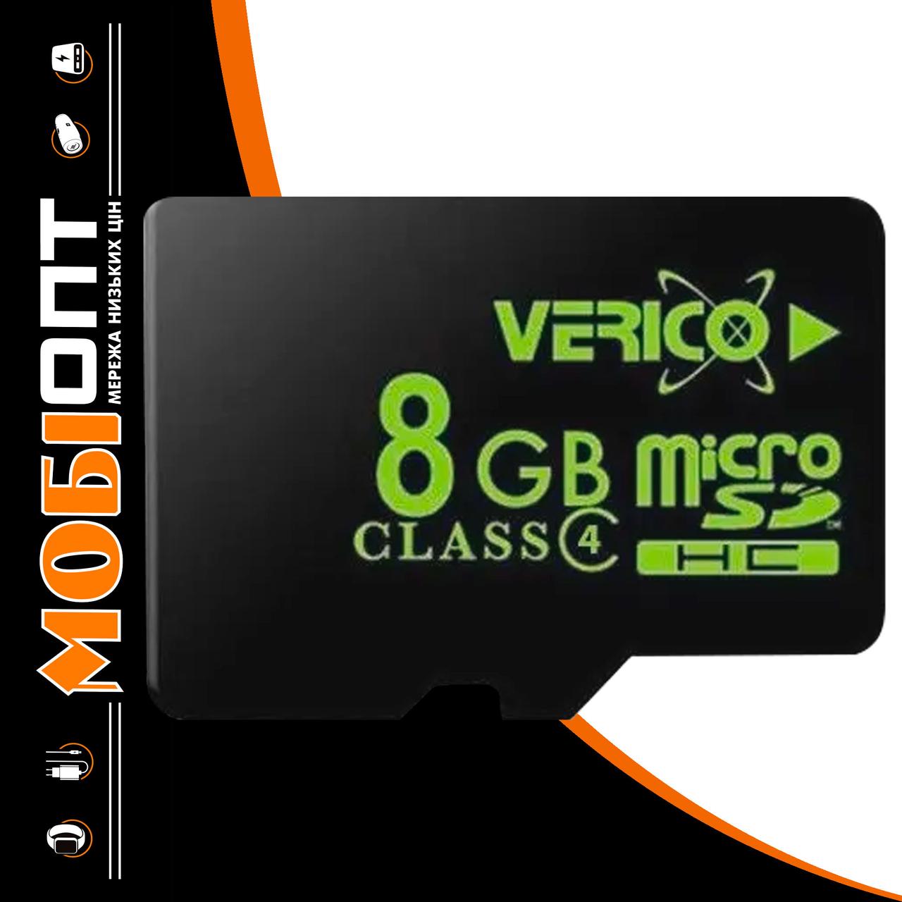 Micro SD 8GB/4 class Verico