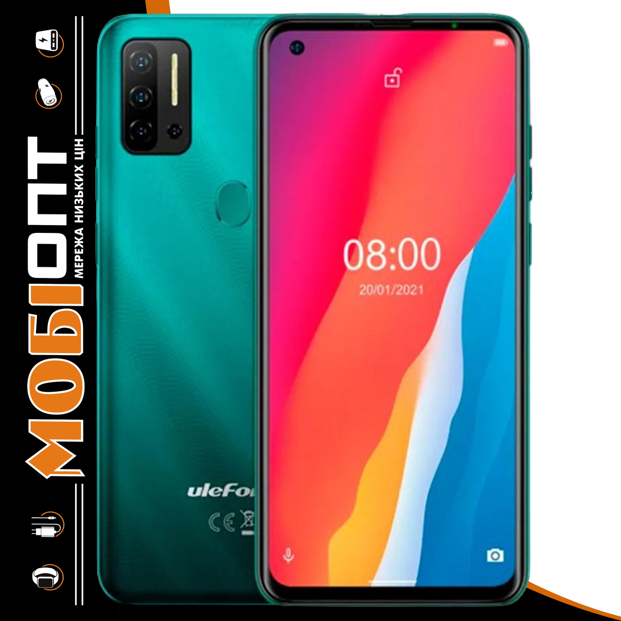 Смартфон Ulefone Note 11P 8/128Gb Green Global version