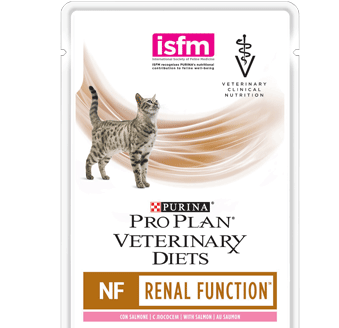 Вологий корм для кішок при захворюваннях нирок Pro Plan Veterinary Diets NF (лосось), 85 г