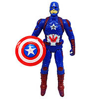 Фигурка героя "Capitan America" Bambi 1581-81C(Capitan America) 16 см, свет, Land of Toys