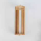 Дерев’яна коробочка для меду "Ящик під мед" - Коробка для упаковки подарункового набору меду 3 баночки, фото 4