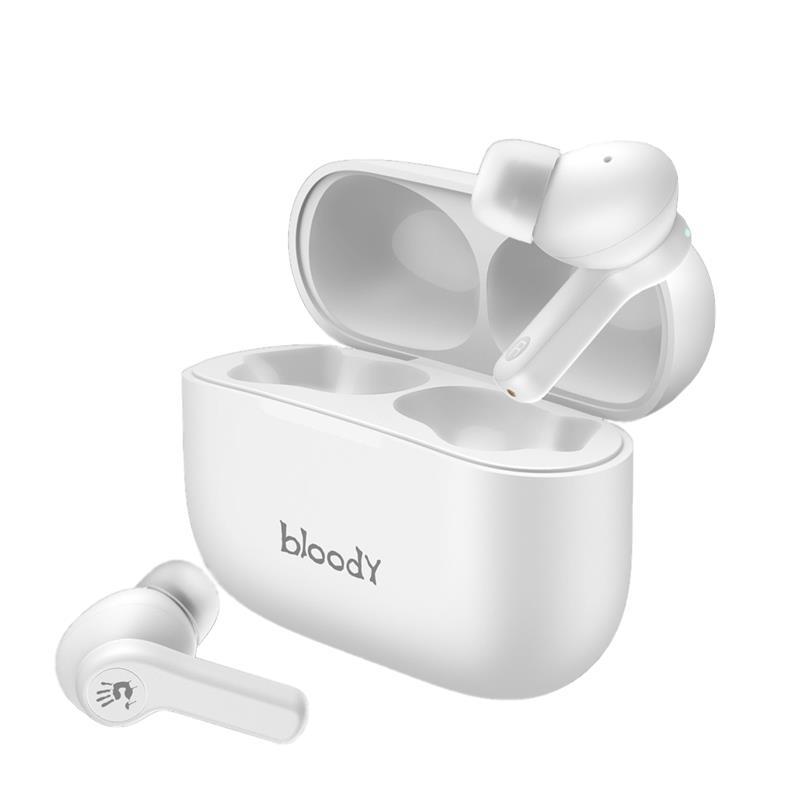 Бездротові навушники (Bluetooth-гарнітура) A4Tech Bloody M30 White, фото 1