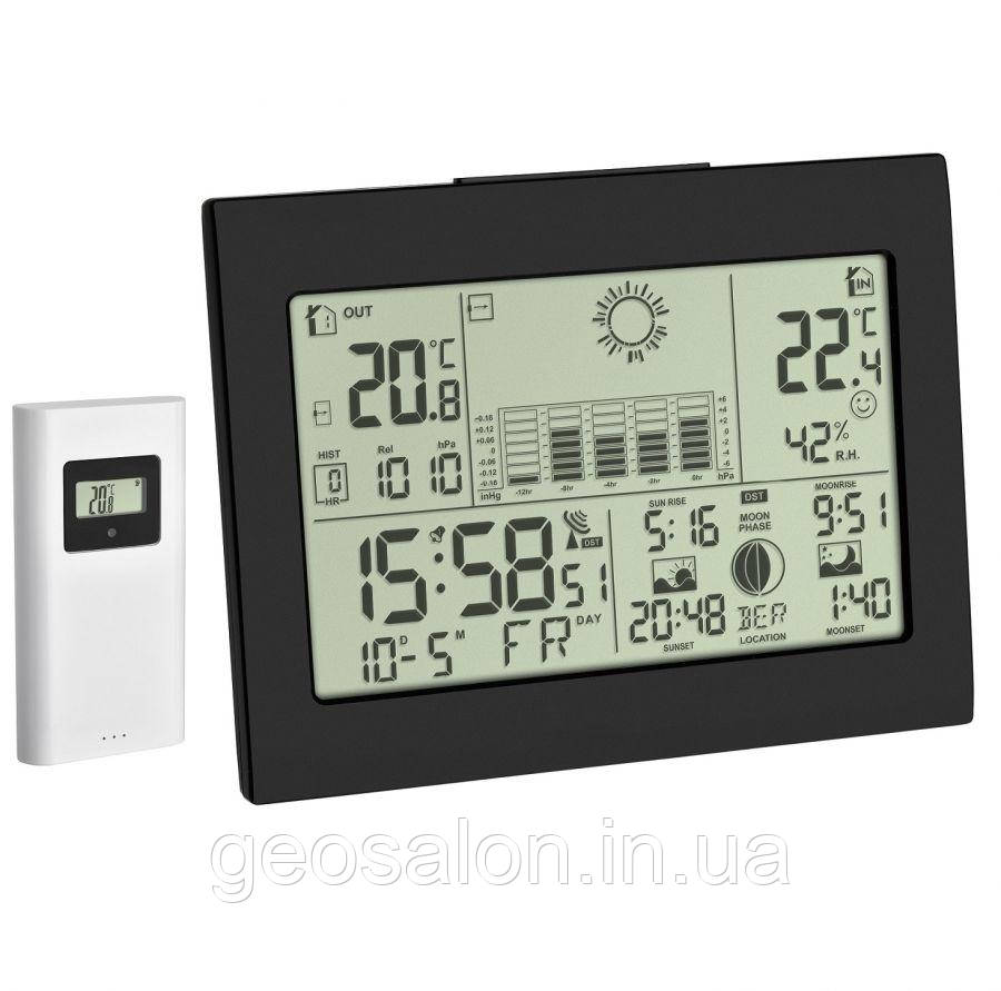 Метеостанція TFA "HORIZON", чорный, 158x26x123 мм 35115501, фото 1