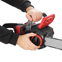 Пила ланцюгова акумуляторна  INTERTOOL WT-9211 з безщітковим двигуном 40 В, шина 35 см, без ЗП та АКБ, фото 6