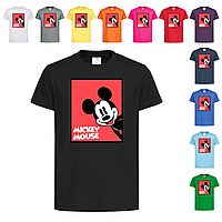 Черная детская футболка Классная с Микки Маус (11-9-20)