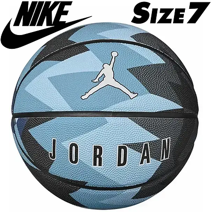 М'яч баскетбольний спортивний ігровий м'яч для баскетболу Nike Jordan Basketball 8p Energy Deflated, розмір №7, фото 1