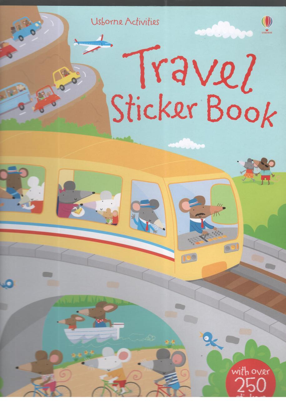 Книга Usborne Travel Sticker Book