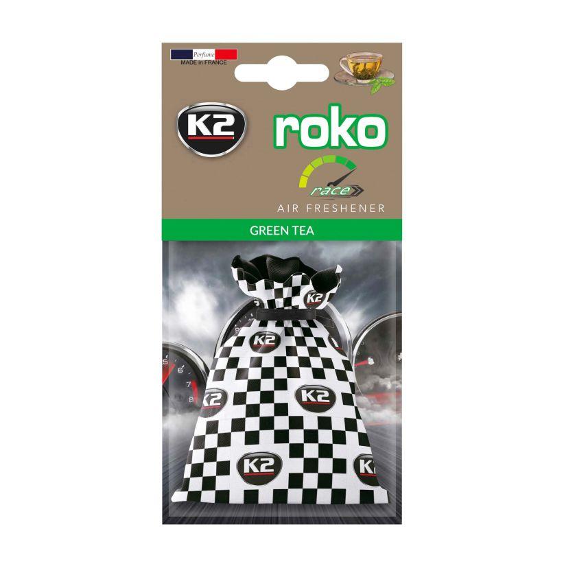 Ароматизатор для салону авто освіжувач повітря мішечок Roko Race з ароматом зелений чай  25 г