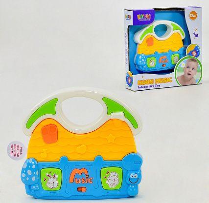 Будиночок музичний, звукові та світлові ефекти, в коробці, фото 1