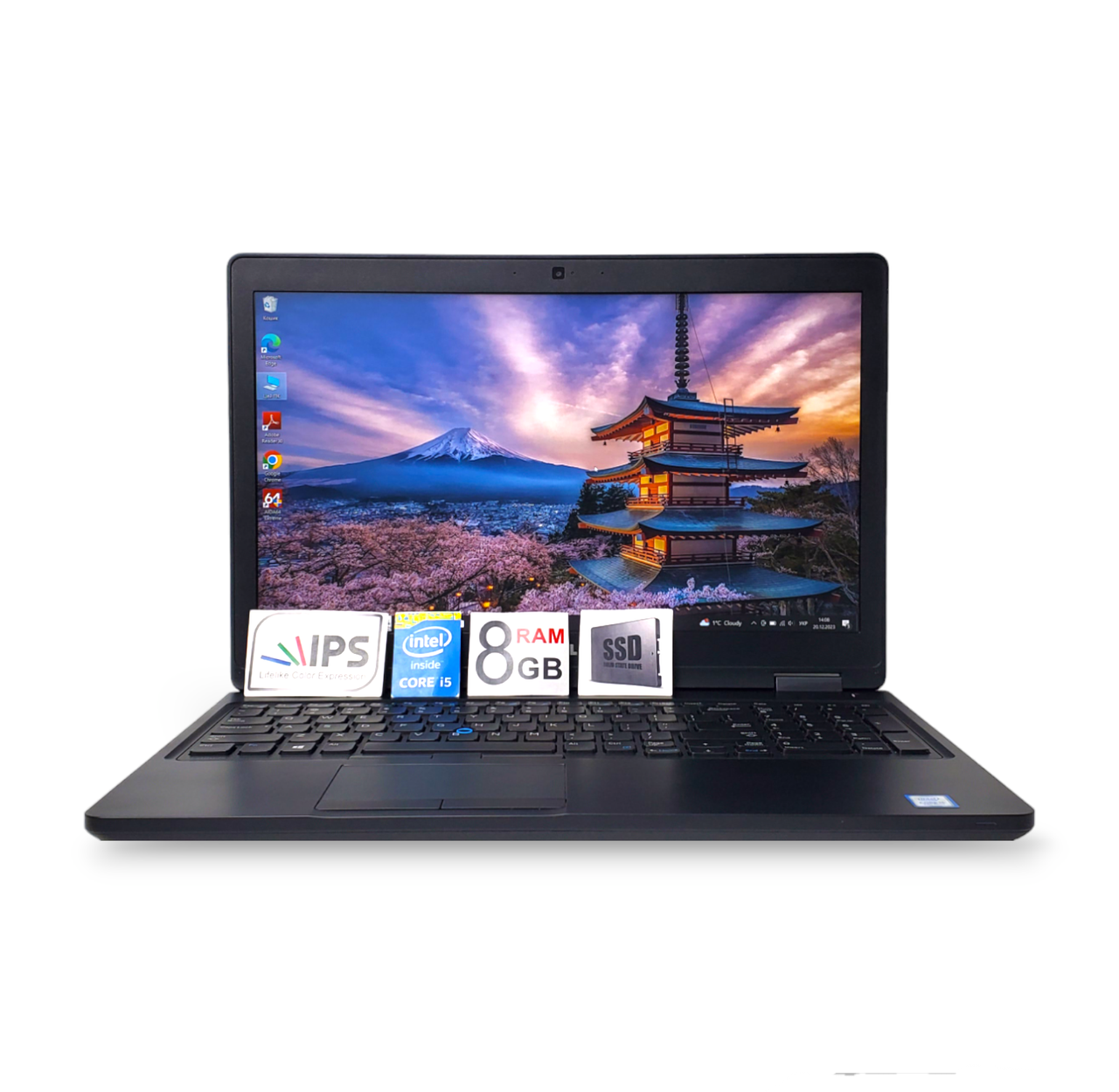 Бізнес Ноутбук Dell Latitude 5580 15.6 FHD IPS Core i5 7440HQ Ram 8GB SSD 256GB Intel HD Graphics 630