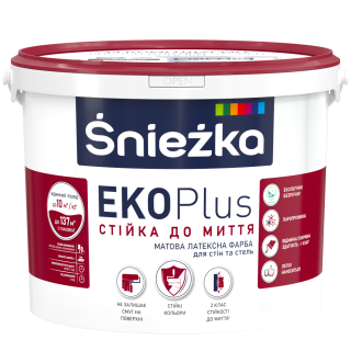 Латексна фарба для стін і стель Sniezka Śnieżka EKO Plus 13.7 кг