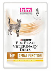 Вологий корм пауч для кішок при захворюваннях нирок Pro Plan Veterinary Diets NF Advanced care (курка), 85г