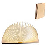 Нічник акумуляторний книга Folding Book Lamp настільний світлодіодний світильник на магніті, фото 6