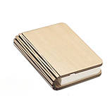 Нічник акумуляторний книга Folding Book Lamp настільний світлодіодний світильник на магніті, фото 7