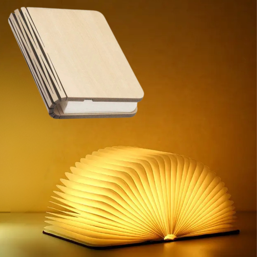 Нічник акумуляторний книга Folding Book Lamp настільний світлодіодний світильник на магніті