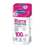 Вата гигиеническая Белоснежка, нестерильная, 100 г