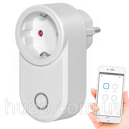 Умная розетка 10А с управлением с телефона WI FI socket / Вайфай ...