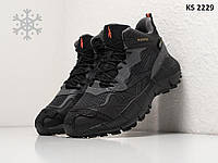 Зимние мужские кроссовки reebok zig kinetica &lt;unk&gt; edge all black fur