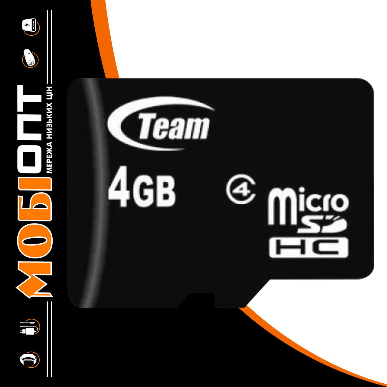 Micro SD 4GB/4 class Team