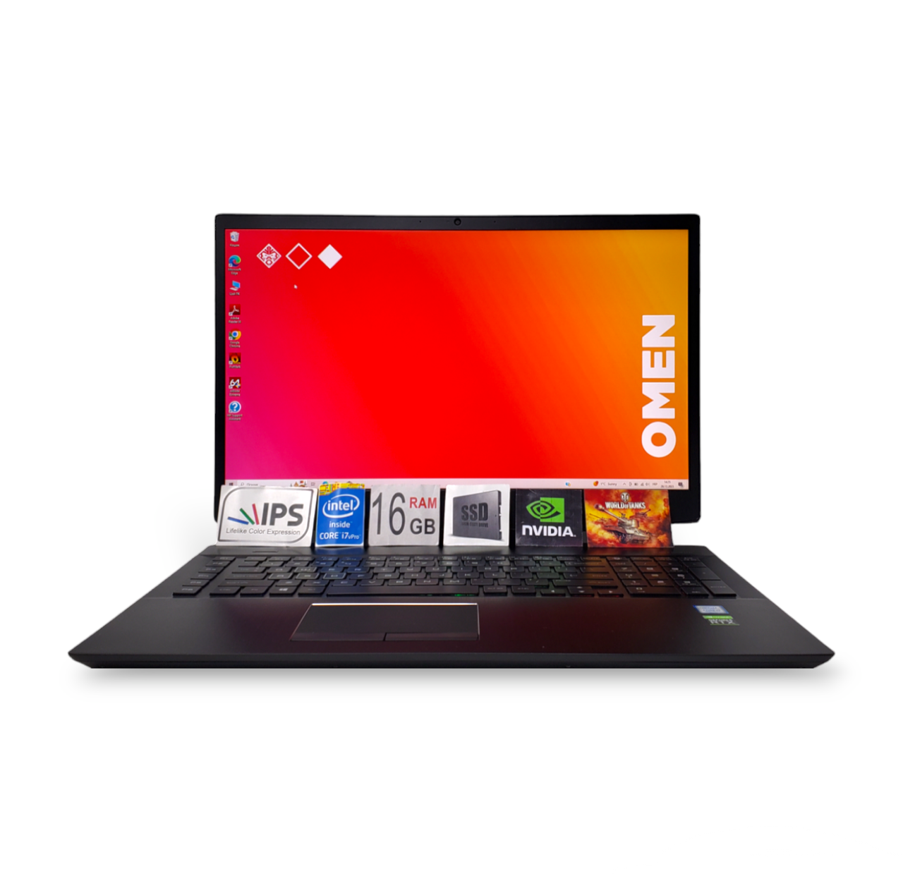 Ігровий ноутбук HP OMEN IPS FHD 17.3" 144Hz Core  i7-9750H  16GB  SSD512GB  RTX 2060 6GB