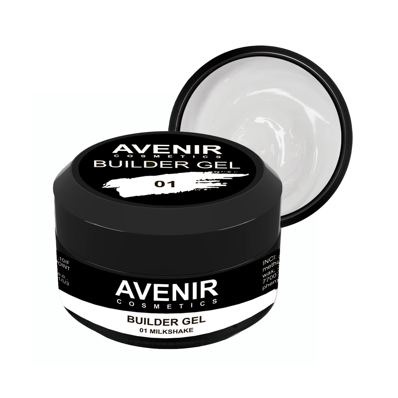 Гель для нарощування Avenir Pro Milkshake №01 15 мл