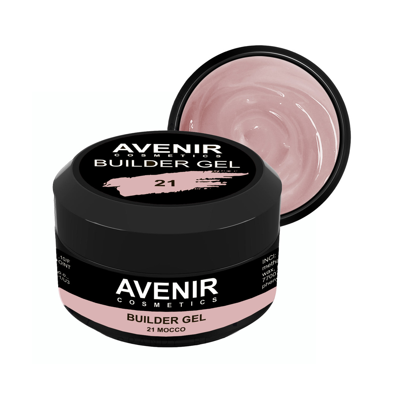 Гель для нарощування Avenir Pro Mocco №21 15 мл, фото 1