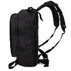 Штурмовий рюкзак US Army M11 на 40л (50x39x25 см), Чорний / Військовий рюкзак із системою Molle, фото 8