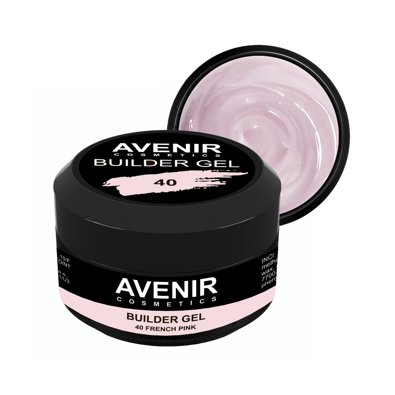 Гель для нарощування Avenir Pro French Pink №40 15 мл, фото 1