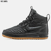 Мужские зимние кроссовки Nike LF1 Duckboot (чорно/коричневі) ЗИМА|ботинки для мужчины на зиму