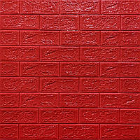 Самоклеющаяся декоративная 3D панель Кирпич красный 700x770x5мм (008-5) SW-00000145