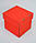 Коробка паперова червона 14,5*14,5*14,3см, фото 2