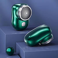 Бритва електрична Mini Pocket Shaver P10 Green дорожня бритва для обличчя чоловіча, портативна бритва