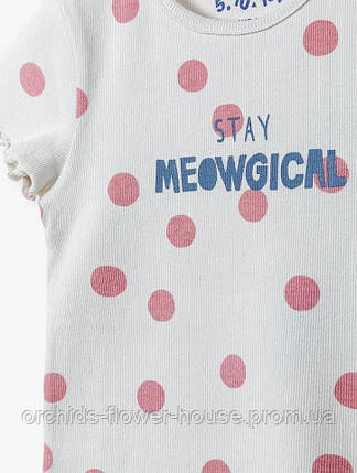 Футболка для дівчинки в горошок, 92, фото 2