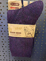 Шкарпетки жіночі з собачої вовни,термо темно-бордовий B1909 Mybko 37-41(р)