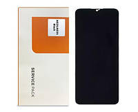 Дисплей для Samsung A025/ A035/ A037 Galaxy A02S/ A03/ A03S з чорним тачскрином Service Pack